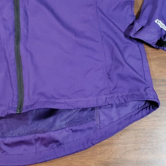 Pearl Izumi ELITE Barrier Jacket Purple Black Large Vented Large Back Pocket‎ - Picture 8 of 16